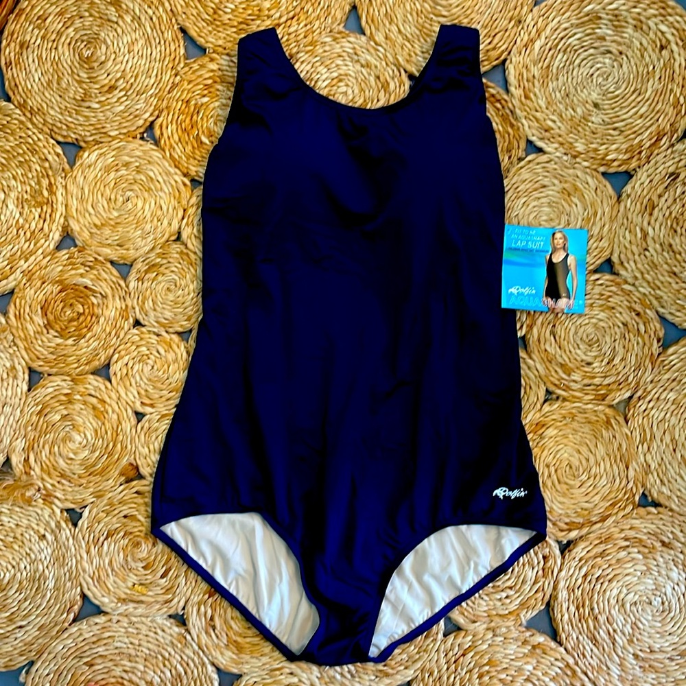 Womens Plus size Dolphin one piece swimsuit